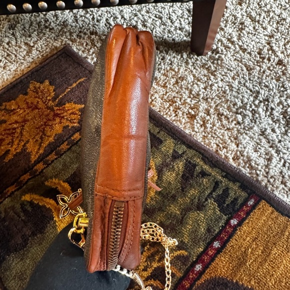 Louis Vuitton monogram Crossbody clutch bag converted hand painted - Picture 4 of 17